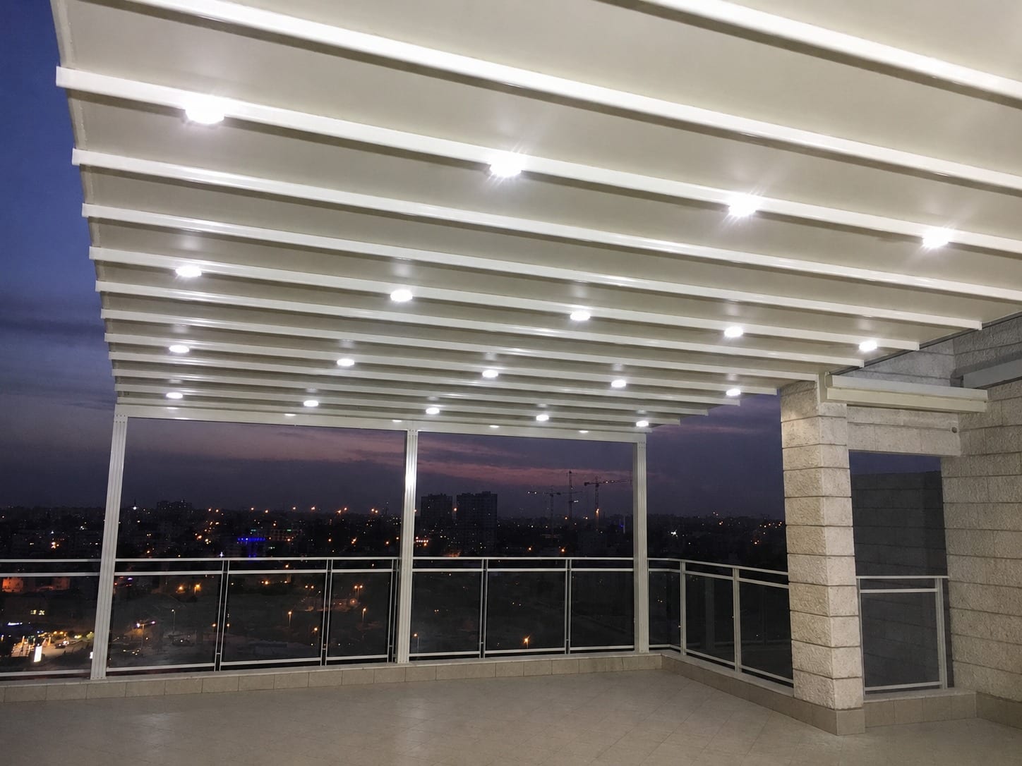 פרגולת PVC נאספת — רביב-ים